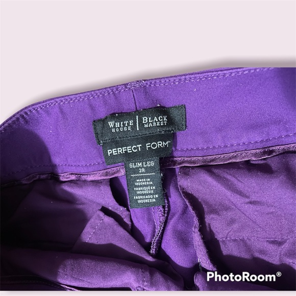 Purple Slacks size 2 - Picture 5 of 8